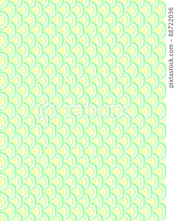 Background material: Scale pattern drawn with oil pastel, yellow-green, vertical, other colors available Background material: Scale pattern drawn with oil pastel, yellow-green, vertical, other colors available 88722036