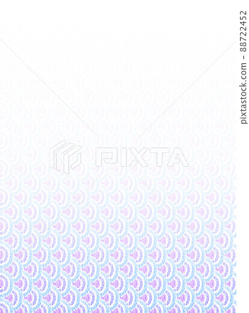 Background material: Scale pattern drawn with oil pastels, blue-purple color, gradation that darkens from top to bottom, vertical, other colors available 88722452