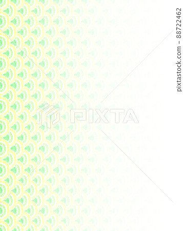 Background material: Scale pattern drawn with oil pastels, yellow-green, gradation that fades from left to right, vertical, other colors available Background material: Scale pattern drawn with oil pastels, yellow-green, gradation that fades from left to right, vertical, other colors available 88722462
