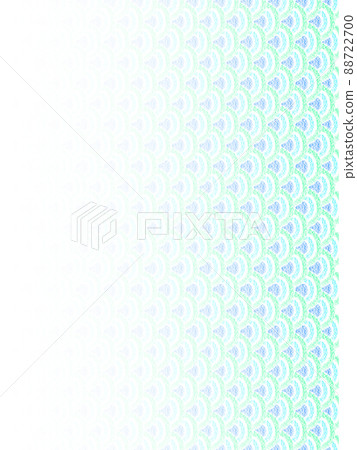 Background material: Scale pattern drawn with oil pastels, light blue, gradation that darkens from left to right, vertical, other colors available 88722700