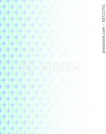 Background material: Scale pattern drawn with oil pastels, light blue, gradation that fades from left to right, vertical, other colors available Background material: Scale pattern drawn with oil pastels, light blue, gradation that fades from left to right, vertical, other colors available 88722701