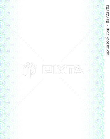 Background material: Scale pattern drawn with oil pastels, light blue, gradation that darkens from the center to the left and right, vertical, other colors available Background material: Scale pattern drawn with oil pastels, light blue, gradation that darkens from the center to the left and right, vertical, other colors available 88722702