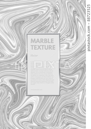 Silver frame on gray marble background. Vector design element. Silver frame on gray marble background. Vector design element. 88723525