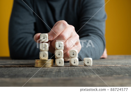 Conceptual image of global Gold market 88724577