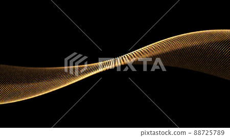 Gold abstract technology background - Stock Illustration [88725789] - PIXTA