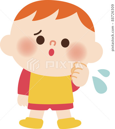 一個陷入困境的男孩的插圖 88726309