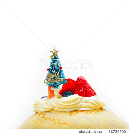 christmas tree on crepe pancake cake 88726800