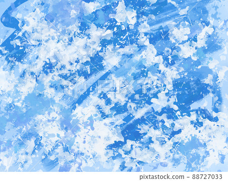 “Splash”水濺顏料，藍色，白色 88727033