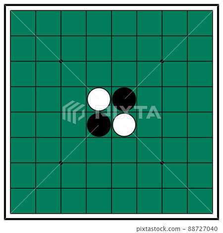 奧賽羅棋盤遊戲背景素材 88727040