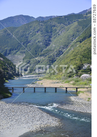 View of Asoo Submersible Bridge View of Asoo Submersible Bridge 88727689