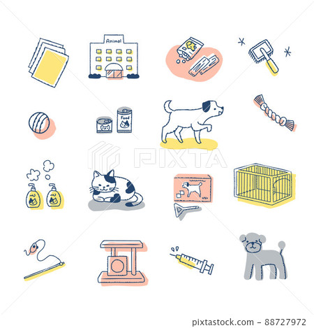 Various pet-related item sets 88727972
