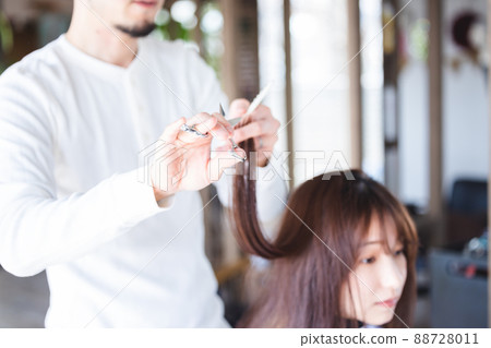 美髮師 美髮師 美髮師 理髮 女人 88728011