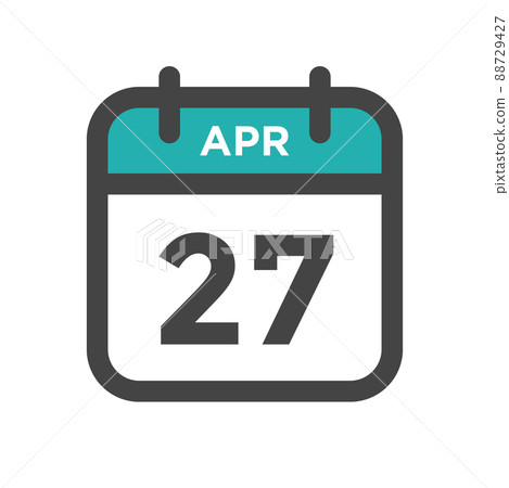 April 27 Calendar Day or Calender Date for Deadline or Appointment 88729427