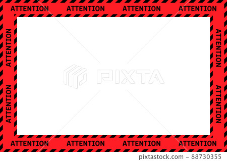 Safety striped tape frame 88730355