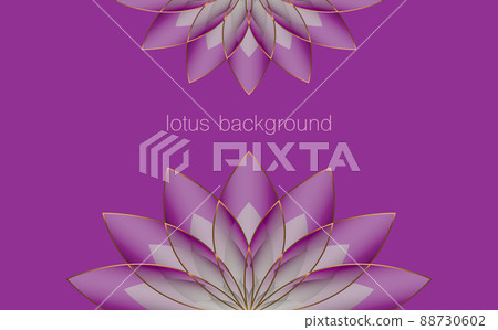 Lotus Banner Template, Purple Flower of Life. Sacred Geometry. Symbol of Harmony and Balance. Sign of purity. Chakra Yoga design vector isolated on purple background Lotus Banner Template, Purple Flower of Life. Sacred Geometry. Symbol of Harmony and Balance. Sign of purity. Chakra Yoga design vector isolated on purple background 88730602