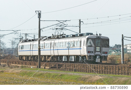 北陸本線加賀笠間三河JR西485系列（金澤）福知山換乘 88730890