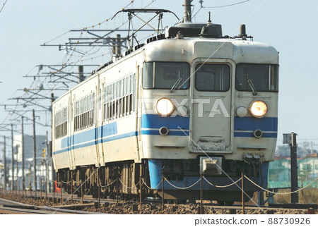 Hokuriku Main Line Mikawa-Kaga Kasama JR West 475 series A07 organization (Kanazawa) Hokuriku Main Line Mikawa-Kaga Kasama JR West 475 series A07 organization (Kanazawa) 88730926
