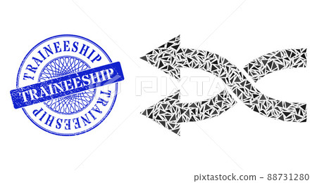 Textured Traineeship Seal and Triangle Shuffle Arrows Left Mosaic Textured Traineeship Seal and Triangle Shuffle Arrows Left Mosaic 88731280