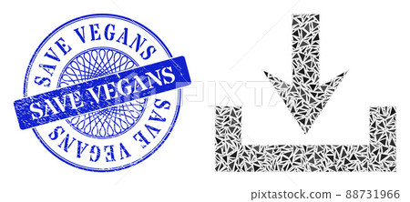 Rubber Save Vegans Stamp and Triangle Downloads Mosaic Rubber Save Vegans Stamp and Triangle Downloads Mosaic 88731966