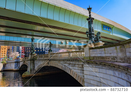 東京日本橋中央區街景 88732710