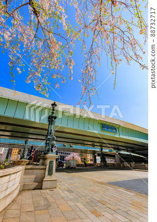 東京日本橋中央區街景 東京日本橋中央區街景 88732717
