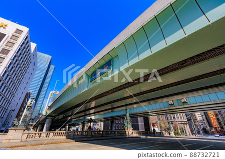 東京日本橋中央區街景 東京日本橋中央區街景 88732721