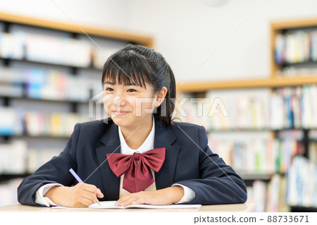 Junior high school classroom School photography cooperation: Japanese language school attached to Chuo Technical School 88733671
