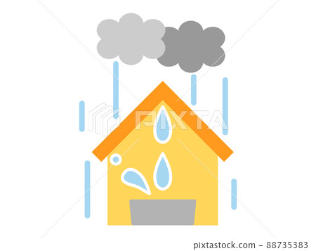 Illustration with the image of a leak Illustration with the image of a leak 88735383