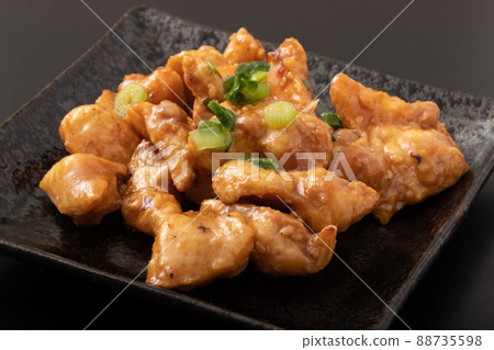 Grilled chicken bonjiri garlic soy sauce 88735598