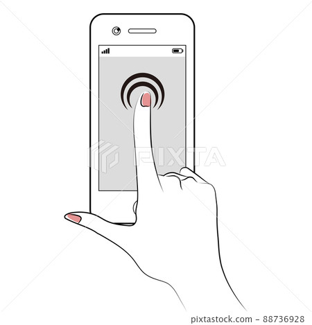 操作智能手機的手 操作智能手機的手 88736928
