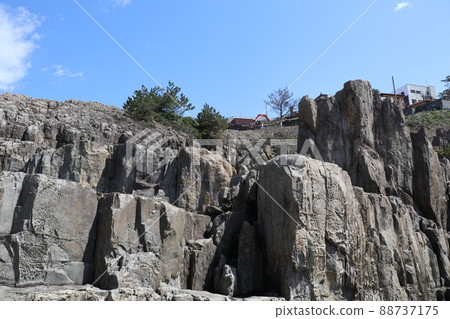 位於福井縣堺市三國町的東神坊(越前加賀海岸國家紀念物特別保護區) 位於福井縣堺市三國町的東神坊(越前加賀海岸國家紀念物特別保護區) 88737175