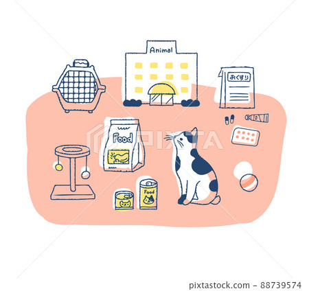 Various items related to cats 88739574