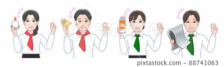 4名餐廳工作人員 4名餐廳工作人員 88741063