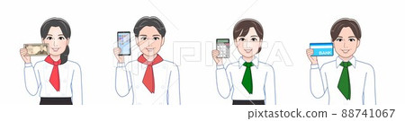 4 restaurant staff 4 restaurant staff 88741067