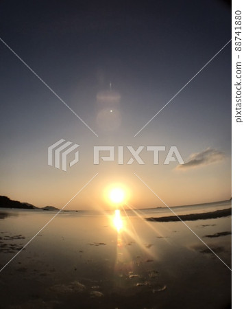 Ishigaki Island sunset, sunset 88741880