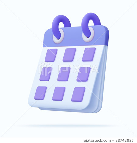 Calendar assignment icon. Planning concept. 88742085