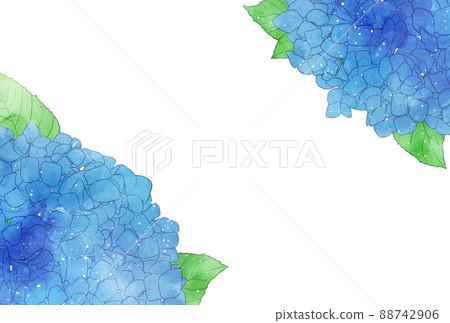 背景材料_水彩風格_繡球花 背景材料_水彩風格_繡球花 88742906