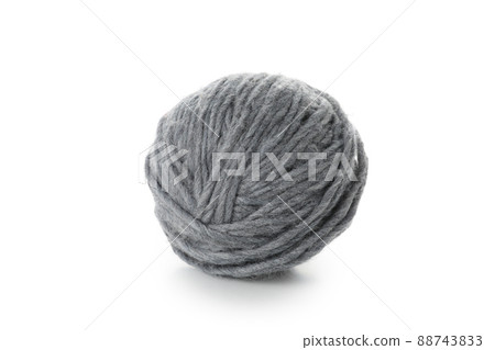 Ball of yarn isolated on white background Ball of yarn isolated on white background 88743833