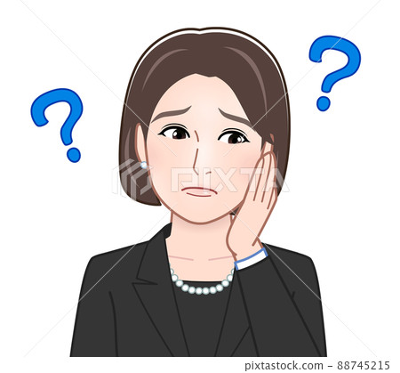 思考的女人 88745215