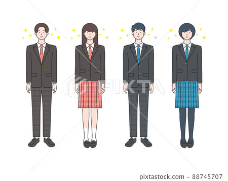 Student whole body men and women Student whole body men and women 88745707