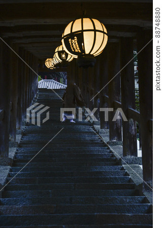 Early morning Hase-dera (Nara Prefecture) corridor Early morning Hase-dera (Nara Prefecture) corridor 88748880