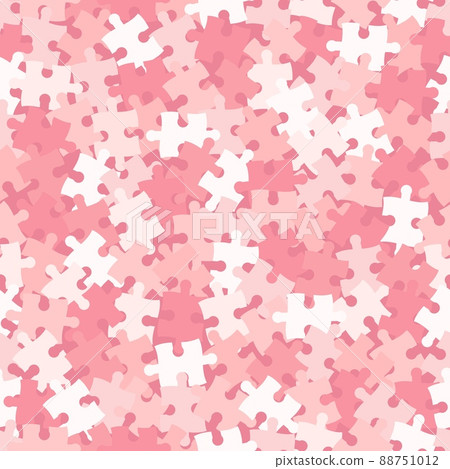 Seamless colorful pattern with puzzles, jigsaw, childrens pattern background 88751012