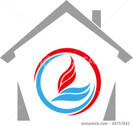 Flame, Water Drop, Plumber, Repairman, Installer, Logo Flame, Water Drop, Plumber, Repairman, Installer, Logo 88757681