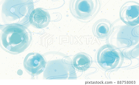 Cool watercolor background illustration summer water 88758003