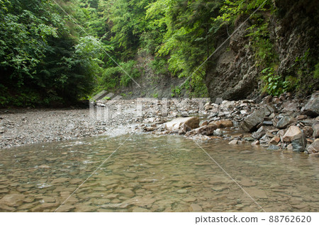 mountaine river with water rocks and trees around mountaine river with water rocks and trees around 88762620