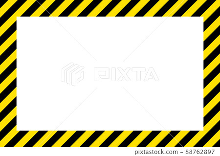 Barricade tape frame Barricade tape frame 88762897