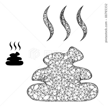 Hatched Mesh Shit Smell Icon 88765332