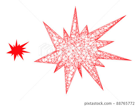 Network Mesh Boom Icon Network Mesh Boom Icon 88765772