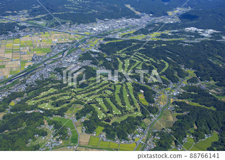 Golf course / course / aerial photography 88766141