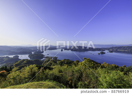 《佐賀縣伊呂波展望台》伊呂波展望台的伊呂波島風景 《佐賀縣伊呂波展望台》伊呂波展望台的伊呂波島風景 88766919